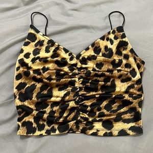 Cheetah Print Crop Top